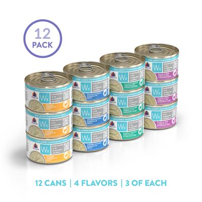 Wx Phos Focused Pate & Gravy Variety Pack Grain-Free Wet Cat Food, 3-oz can, case of 12