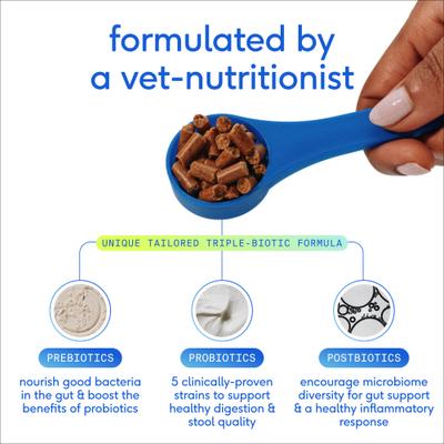 GutWell Power Poop Probiotics Gut Health & Digestive Health Supplement for Dogs, 12.7-oz