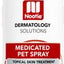 Medicated Dog & Cat Antibacterial Spray, 8-fl oz bottle