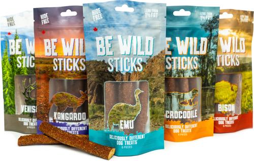 Exotic Crocodile Dog Sticks, 3.5-oz bag