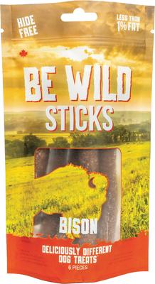 Exotic Bison Dog Sticks, 3.5-oz bag