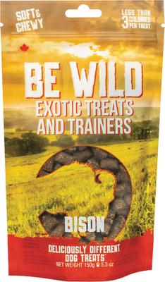 Exotic Treats & Trainers Bison Dog Treats, 5.3-oz bag