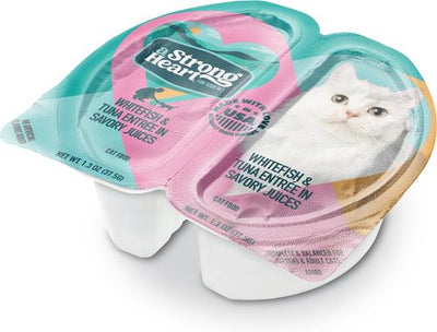 Whitefish & Tuna Entree Wet Cat Food Split Cup, 2.6-oz Split Cup, case of 10