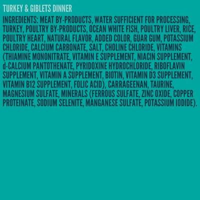 Turkey & Giblets Dinner Wet Cat Food, 5.5-oz, case of 24