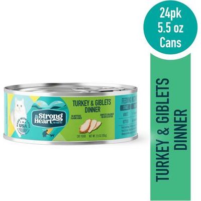 Comida húmeda para gatos Turkey & Giblets Dinner, 5.5 oz, caja de 24