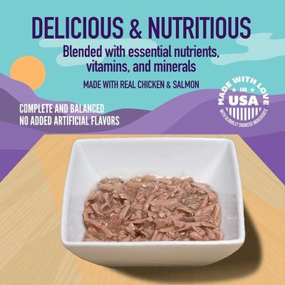 Chicken & Salmon Dinner in Gravy Wet Cat Food, 5.5-oz, case of 24