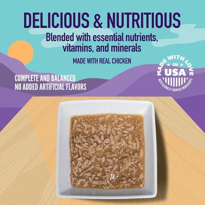 Shredded Chicken Dinner in Gravy Wet Cat Food, 5.5-oz, case of 24