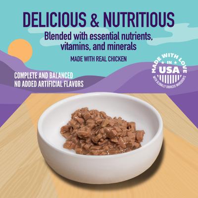 Grilled Chicken Dinner in Gravy Wet Cat Food, 3-oz, case of 24