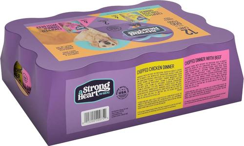 Variety Pack Chicken & Beef Canned Dog Food, 13.2-oz, case of 12