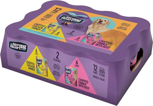 Variety Pack Chicken & Beef Canned Dog Food, 13.2-oz, case of 12