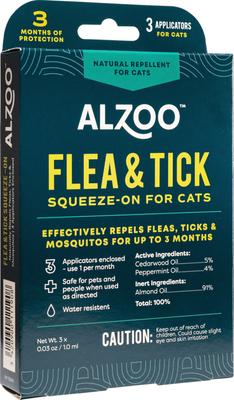 Natural Plant Based Flea & Tick Spot-On for Cats, 0.03-oz tube