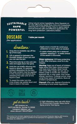 Natural Plant Based Flea & Tick Spot-On for Cats, 0.03-oz tube