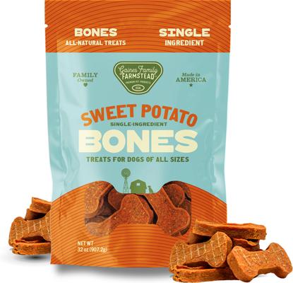 Chicken Wrapped Sweet Potato Dog Bones, 8-oz bag