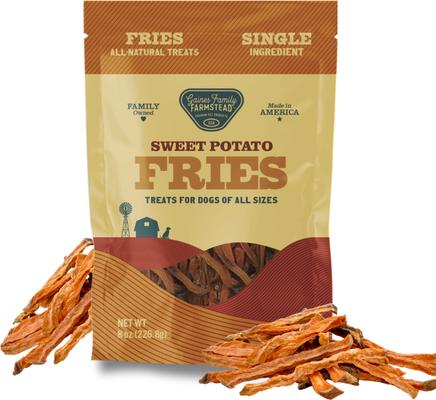 Sweet Potato Fries Single Ingredient Dog Chews, 8-oz bag