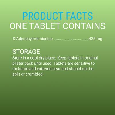 Suplemento para la salud hepática y cerebral de Laboratories Denosyl, comprimidos estabilizados para perros grandes, 30 comprimidos
