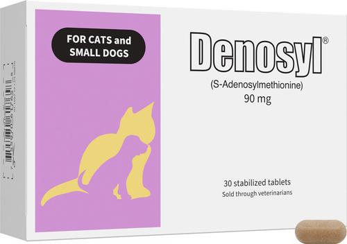 Laboratories Denosyl Liver Health Supplement Stabilized Tablets for Small Dogs & Cats, 30 count