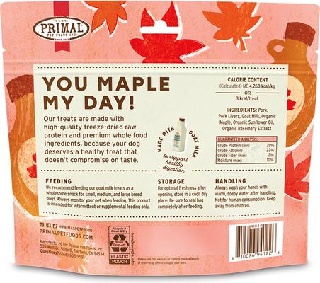 You Maple My Day Pork & Maple with Goat Milk Flavored Crunchy Dog Treats, 2-oz bag