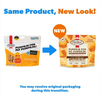 Pumpkin for My Pumpkin Chicken & Pumpkin with Goat Milk Flavored Crunchy Dog Treats, 2-oz bag