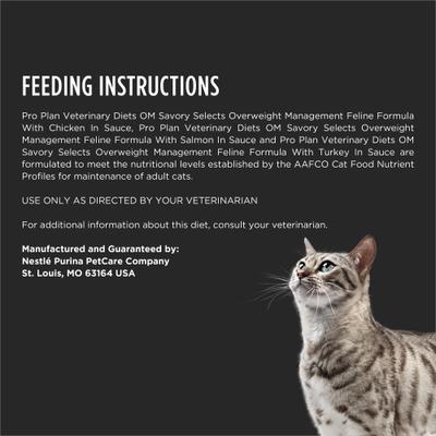 OM Overweight Management Savory Selects Variety Pack Wet Cat Food, 5.5-oz, case of 24