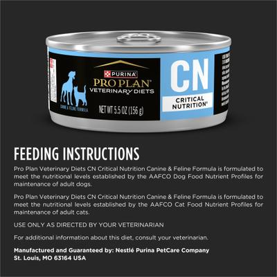 CN Critical Nutrition Wet Dog & Cat Food, 5.5-oz, case of 24
