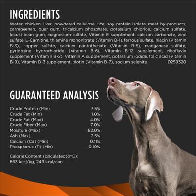 OM Overweight Management Wet Dog Food, 13.3-oz, case of 12