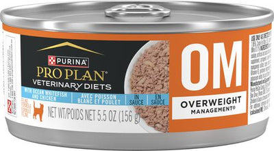 OM Overweight Management Wet Cat Food, 5.5-oz, case of 24
