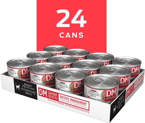 DM Dietetic Management Savory Selects Wet Cat Food, 5.5-oz, case of 24