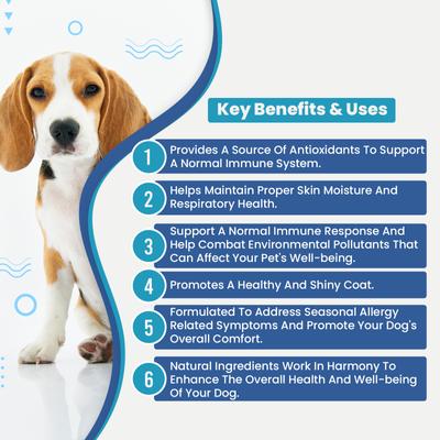 Allergy & Immune Itch Relief Soft Chew Supplement for Dogs, 60 count