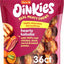 Oinkies Hearty Kabobs with 100% Real Chicken & Duck Carrot & Sweet Potato Rawhide-Free Natural Dog Treats, 36 count