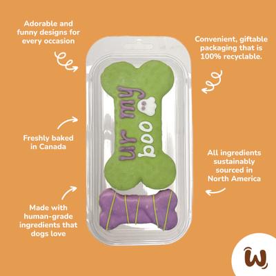 Ur My Boo Cookies Dog Crunchy Treats, 4.2-oz bag, 2 count