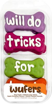 Will Do Tricks for Treats Cookies Dog Crunchy Treats, 4-oz bag, 4 count