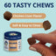 Collagen Soft Chew Supplement for Dogs, 8.82-oz jar