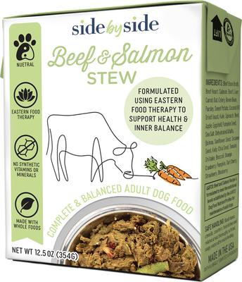 Side By Side Cooling Complete & Balanced Pork & Rabbit Stew Wet Dog Food, 12.5-oz box