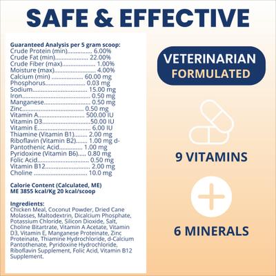 Ready Cal High Calorie Powder Supplement for Cats, 5.29-oz jar