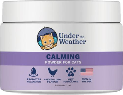 Anxiety & Stress Relief Calming Powder Supplement for Cats, 2.54-oz jar