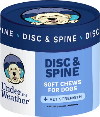 Disc & Spine Soft Chew Supplement for Dogs, 8.82-oz jar