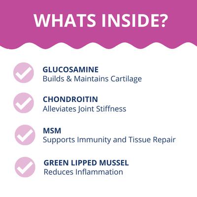 Hip & Joint Powder Supplement for Dogs, 4.23-oz jar