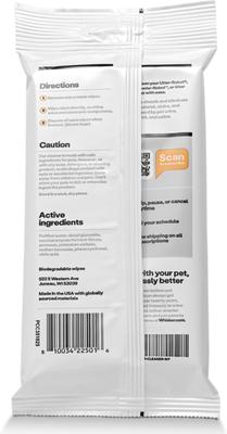 Fragrance Free Cleaner Cat Wipes, 30 count