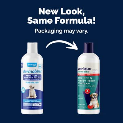 Dermabliss Advanced Vet Strength Allergy & Itch Relief Anti-Itch Cat & Dog Shampoo, 16-fl oz bottle