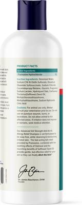 Dermabliss Advanced Vet Strength Allergy & Itch Relief Anti-Itch Cat & Dog Shampoo, 16-fl oz bottle