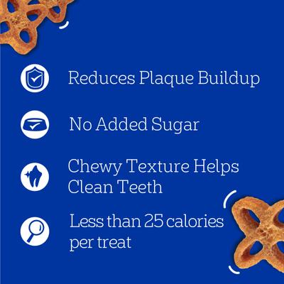 DentaStix Chewy Chunx Chicken Flavor Large Dental Dog Treats, 4-oz pouch