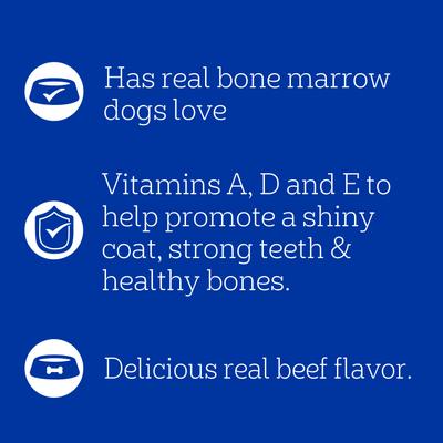 Marrobone Real Beef Flavor Biscuit Dog Treats, 6-lb bag