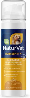 Multi-Vitamin Immunity Peanut Butter Flavor Lickable Supplement for Dogs, 6.4-fl oz bottle