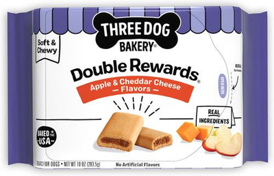 Double Rewards Apple Chicken-Free Soft & Chewy Dog Treats, 10-oz box