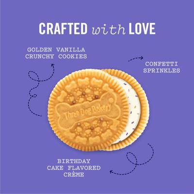 Birthday Confetti Lick’n Crunch Cookie Puppy Treats, 13-oz box