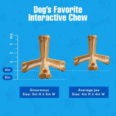 Quado Interactive Bacon Flavored Medium Dental Dog Treat