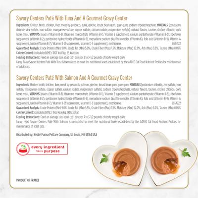Savory Centers Variety Pack Canned Cat Food, 3-oz, case of 24