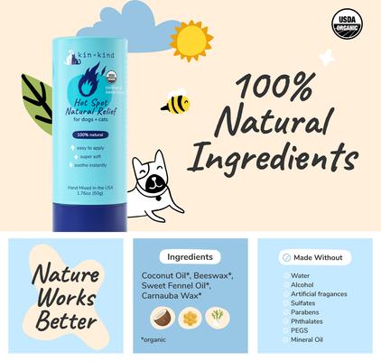 Hot Spot Dog & Cat Relief Balm, 1.76-oz tub