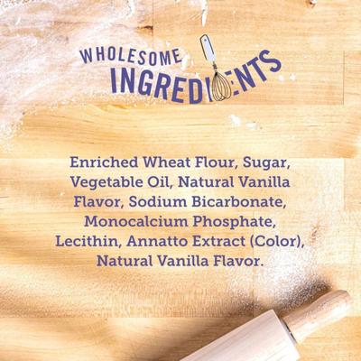 Galletas sándwich doradas y de vainilla Lick'n Crunch para perros, caja de 13 oz