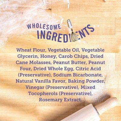 Bitty Bites Carob & Peanut Butter Dog Treats, 13-oz box